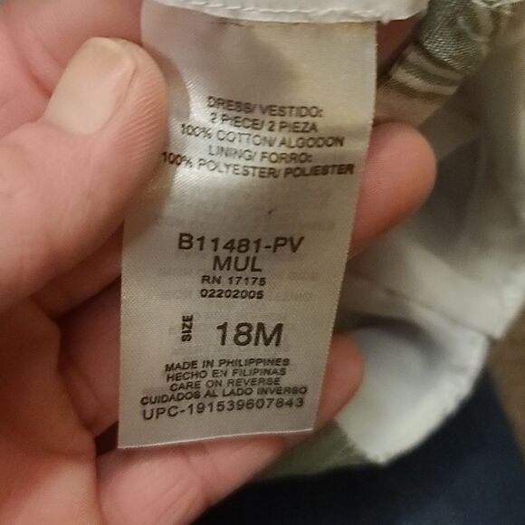 BONNIE BABY Pinstripe 2pc Dress Set - Picture 9 of 10